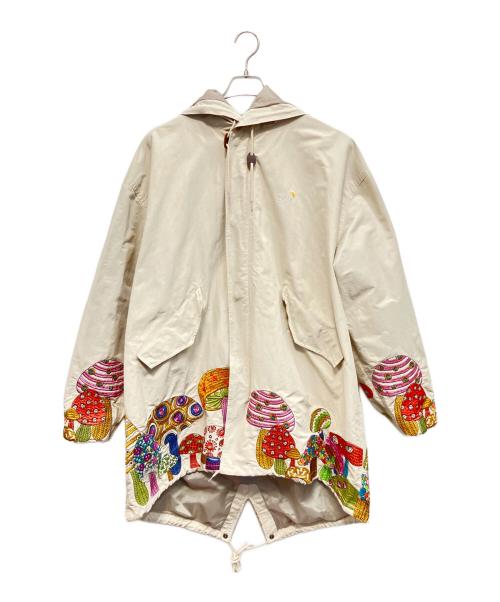 go slow caravan（ゴースローキャラバン）go slow caravan (ゴースローキャラバン) モッズコート アイボリー サイズ:XLの古着・服飾アイテム