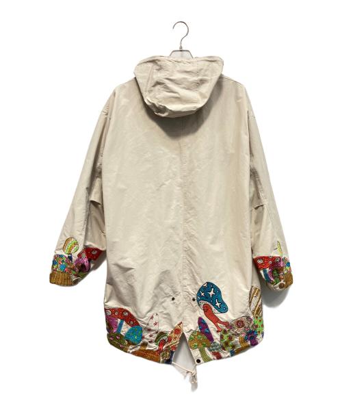 go slow caravan（ゴースローキャラバン）go slow caravan (ゴースローキャラバン) モッズコート アイボリー サイズ:XLの古着・服飾アイテム