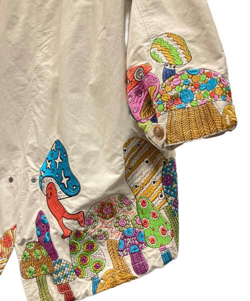 go slow caravan（ゴースローキャラバン）go slow caravan (ゴースローキャラバン) モッズコート アイボリー サイズ:XLの古着・服飾アイテム