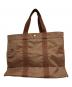 HERMES (エルメス) トートバッグ ブラウン：18000円
