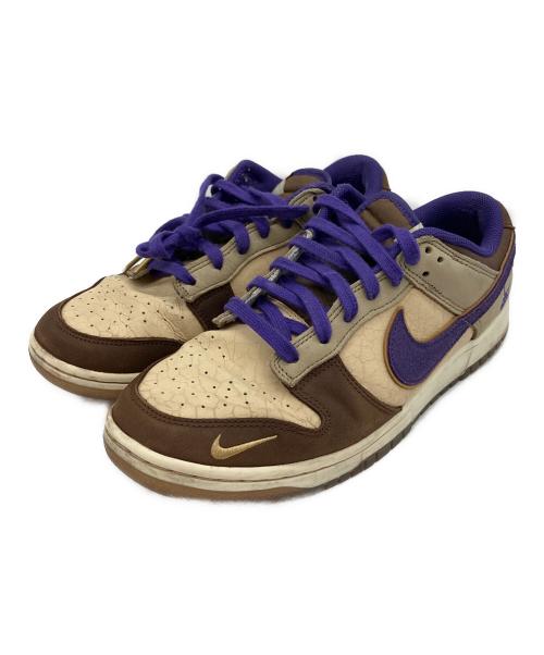 NIKE（ナイキ）NIKE (ナイキ) ローカットスニーカー ベージュ×ブラウン サイズ:28ｃｍの古着・服飾アイテム