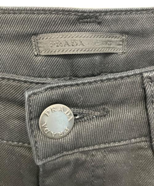 PRADA（プラダ）PRADA (プラダ) スキニーパンツ ブラック サイズ:w26の古着・服飾アイテム