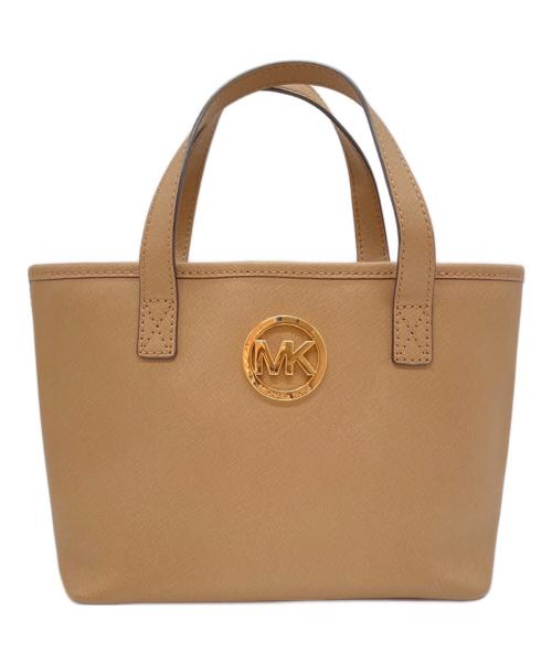 MICHAEL KORS（マイケル・コース）MICHAEL KORS (マイケル・コース) ハンドバッグ ベージュの古着・服飾アイテム