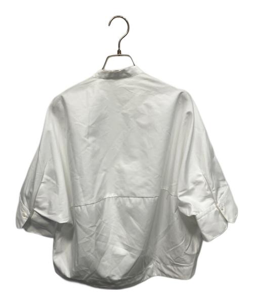MACPHEE（マカフィー）MACPHEE (マカフィー) コットンブロードクロップドシャツ 半袖シャツ ホワイト サイズ:36の古着・服飾アイテム