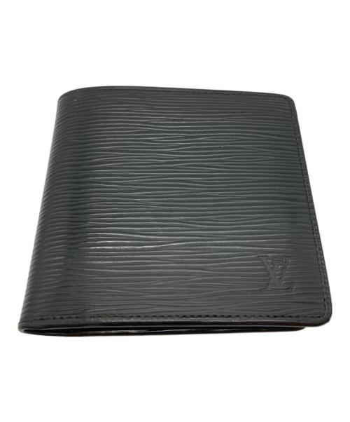 LOUIS VUITTON（ルイ ヴィトン）LOUIS VUITTON (ルイ ヴィトン) 2つ折り財布 ブラックの古着・服飾アイテム