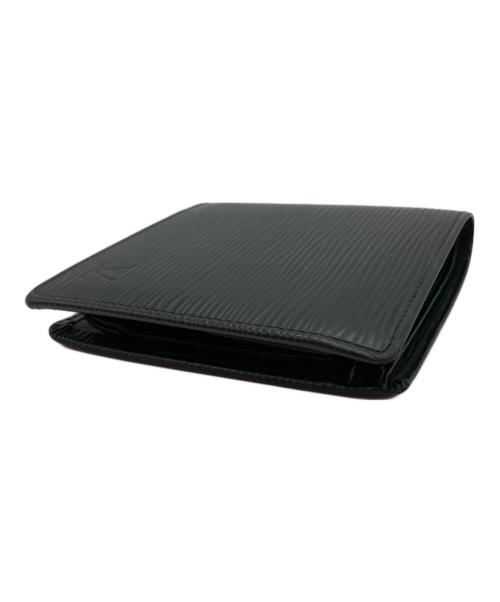 LOUIS VUITTON（ルイ ヴィトン）LOUIS VUITTON (ルイ ヴィトン) 2つ折り財布 ブラックの古着・服飾アイテム