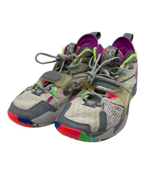 NIKE（ナイキ）NIKE (ナイキ) ハイカットスニーカー RETRO_CHICAGO_PATENT ライトグレー サイズ:27.5cmの古着・服飾アイテム