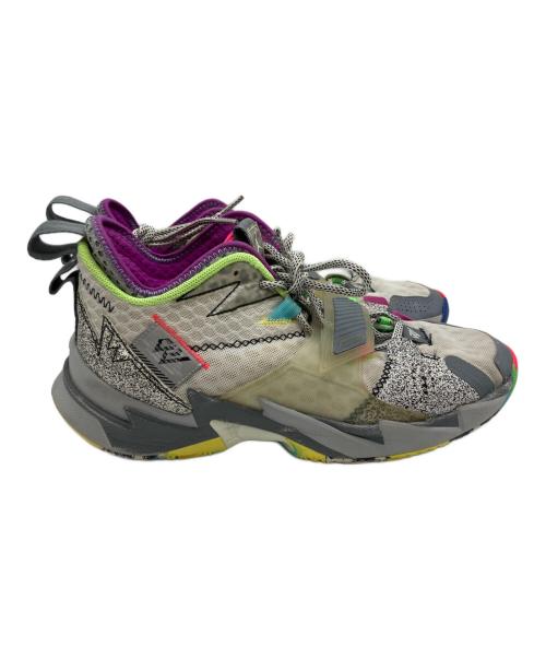 NIKE（ナイキ）NIKE (ナイキ) ハイカットスニーカー RETRO_CHICAGO_PATENT ライトグレー サイズ:27.5cmの古着・服飾アイテム