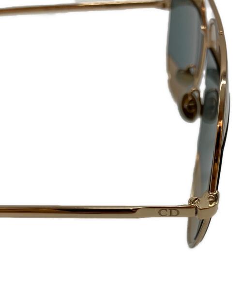 Christian Dior（クリスチャン ディオール）Christian Dior (クリスチャン ディオール) ディオールスプリット ティアドロップ サングラス ゴールド サイズ:59□14 145の古着・服飾アイテム