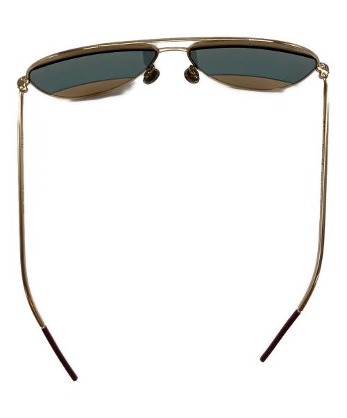 Christian Dior（クリスチャン ディオール）Christian Dior (クリスチャン ディオール) ディオールスプリット ティアドロップ サングラス ゴールド サイズ:59□14 145の古着・服飾アイテム