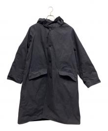 COMOLI（コモリ）の古着「ベンタイル フーデットコート」｜ネイビー