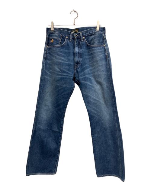 A BATHING APE（ア ベイシング エイプ）A BATHING APE (ア ベイシング エイプ) デニムパンツ ブルー サイズ:Ｓの古着・服飾アイテム