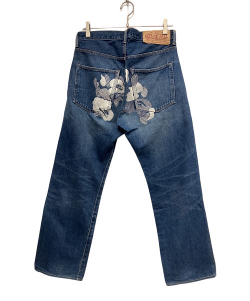 A BATHING APE（ア ベイシング エイプ）A BATHING APE (ア ベイシング エイプ) デニムパンツ ブルー サイズ:Ｓの古着・服飾アイテム