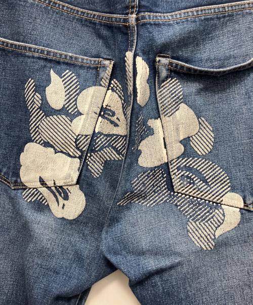 A BATHING APE（ア ベイシング エイプ）A BATHING APE (ア ベイシング エイプ) デニムパンツ ブルー サイズ:Ｓの古着・服飾アイテム