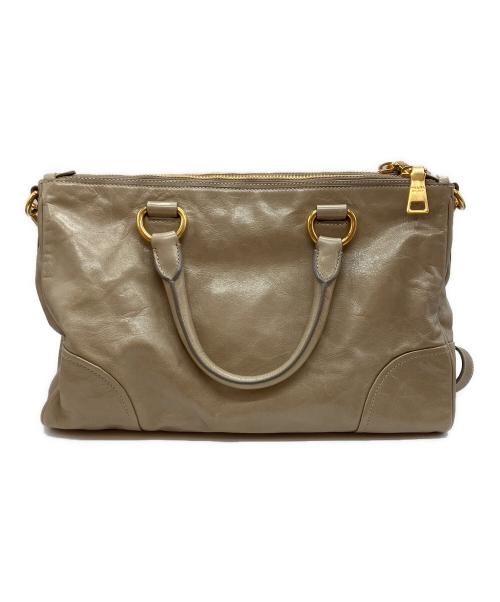 PRADA（プラダ）PRADA (プラダ) 2WAYバッグ ベージュの古着・服飾アイテム