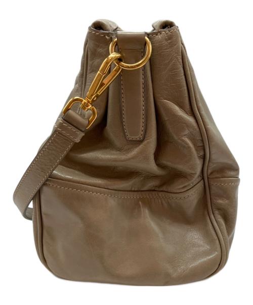 PRADA（プラダ）PRADA (プラダ) 2WAYバッグ ベージュの古着・服飾アイテム