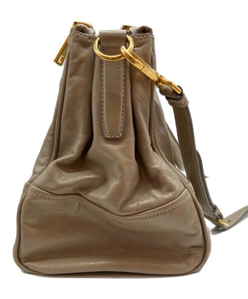 PRADA（プラダ）PRADA (プラダ) 2WAYバッグ ベージュの古着・服飾アイテム