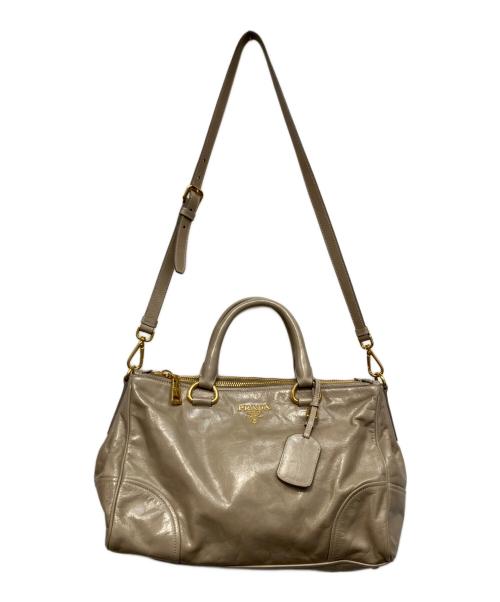 PRADA（プラダ）PRADA (プラダ) 2WAYバッグ ベージュの古着・服飾アイテム