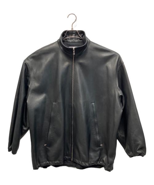 Graphpaper（グラフペーパー）Graphpaper (グラフペーパー) Sheep Leather Track Blouson ブラック サイズ:2の古着・服飾アイテム
