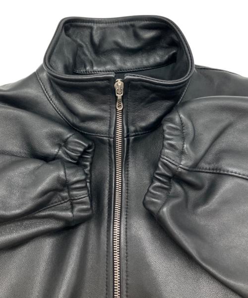 Graphpaper（グラフペーパー）Graphpaper (グラフペーパー) Sheep Leather Track Blouson ブラック サイズ:2の古着・服飾アイテム