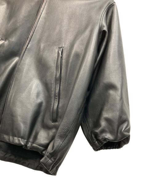 Graphpaper（グラフペーパー）Graphpaper (グラフペーパー) Sheep Leather Track Blouson ブラック サイズ:2の古着・服飾アイテム