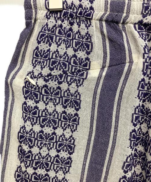 Needles（ニードルズ）Needles (ニードルズ) ショートパンツ ホワイト×パープル サイズ:Sの古着・服飾アイテム