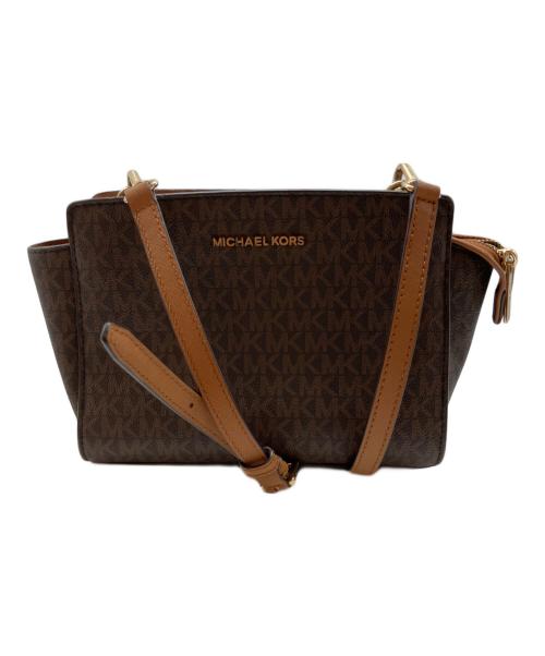 MICHAEL KORS（マイケル・コース）MICHAEL KORS (マイケル・コース) ショルダーバッグ ブラウンの古着・服飾アイテム