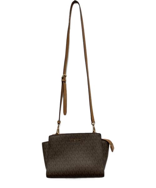 MICHAEL KORS（マイケル・コース）MICHAEL KORS (マイケル・コース) ショルダーバッグ ブラウンの古着・服飾アイテム