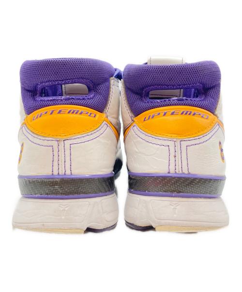 NIKE（ナイキ）NIKE (ナイキ) ハイカットスニーカー ホワイト×パープル サイズ:28cmの古着・服飾アイテム