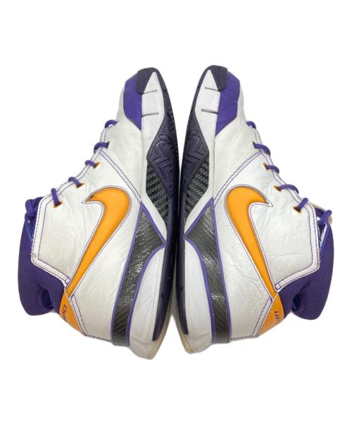 NIKE（ナイキ）NIKE (ナイキ) ハイカットスニーカー ホワイト×パープル サイズ:28cmの古着・服飾アイテム