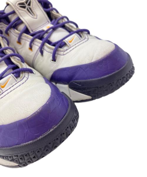 NIKE（ナイキ）NIKE (ナイキ) ハイカットスニーカー ホワイト×パープル サイズ:28cmの古着・服飾アイテム