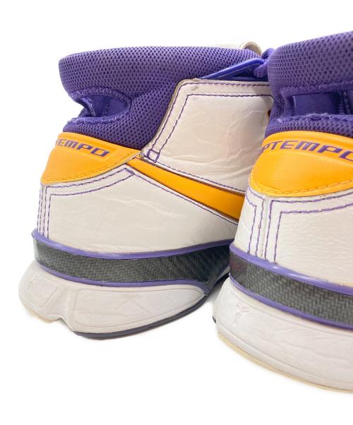 NIKE（ナイキ）NIKE (ナイキ) ハイカットスニーカー ホワイト×パープル サイズ:28cmの古着・服飾アイテム