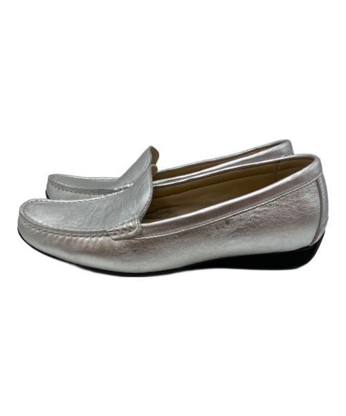 REGAL（リーガル）REGAL (リーガル) フラットシューズ シルバー サイズ:24.5㎝の古着・服飾アイテム