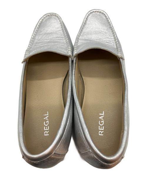 REGAL（リーガル）REGAL (リーガル) フラットシューズ シルバー サイズ:24.5㎝の古着・服飾アイテム