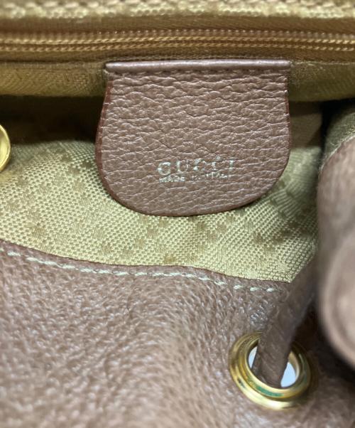 GUCCI（グッチ）GUCCI (グッチ) ミニ バンブー リュック　003・3444・0030 ブラウンの古着・服飾アイテム