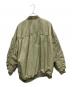 ZARA (ザラ) 23AW OVERSIZE NYLON BOMBER JACKET フライトジャケット カーキ サイズ:L：7000円