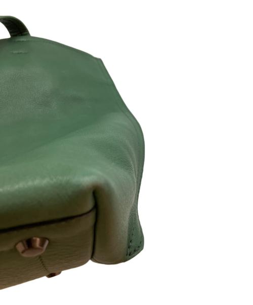 土屋鞄（ツチヤカバン）土屋鞄 (ツチヤカバン) カラーダイアリーコンフィトート　レザートートバッグ グリーンの古着・服飾アイテム