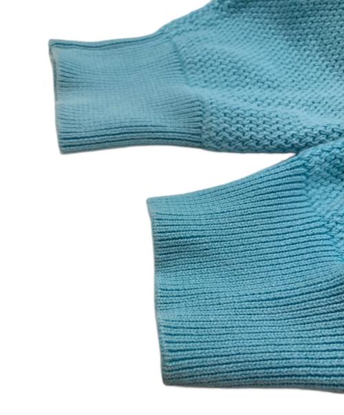 Hysteric Glamour（ヒステリックグラマー）Hysteric Glamour (ヒステリックグラマー) CRASH BABY 薄手ニット 02241NS02 スカイブルー サイズ:Lの古着・服飾アイテム