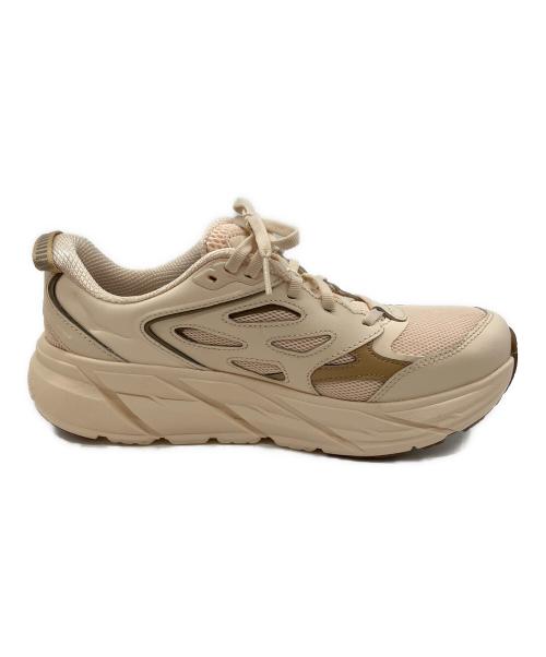 HOKAONEONE（ホカオネオネ）HOKAONEONE (ホカオネオネ) CLIFTON L ATHLETICS ローカットスニーカー ベージュ サイズ:25.5cmの古着・服飾アイテム