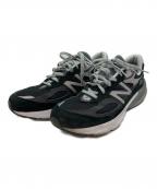 NEW BALANCEニューバランス）の古着「M990BK6 ローカットスニーカー」｜ブラック×ホワイト