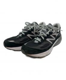 NEW BALANCE（ニューバランス）の古着「M990BK6 ローカットスニーカー」｜ブラック×ホワイト