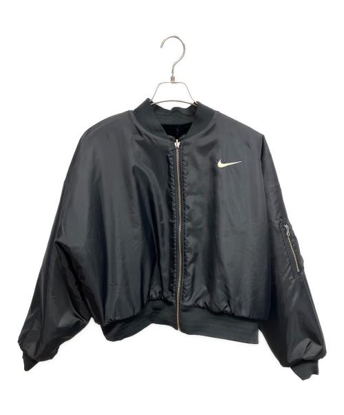 NIKE（ナイキ）NIKE (ナイキ) リバーシブル NSW FAUX FUR BOMBEER ファックスファーボンバージャケット ブラック サイズ:Lの古着・服飾アイテム