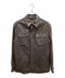 Eddie Bauer（エディーバウアー）の古着「ラムレザージャケット」｜ブラウン