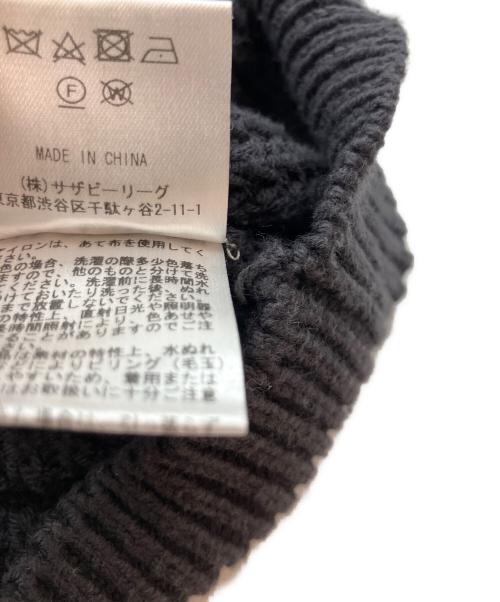 RHC Ron Herman（アールエイチシー ロンハーマン）RHC Ron Herman (アールエイチシー ロンハーマン) 厚手ニット ブラック サイズ:Sの古着・服飾アイテム