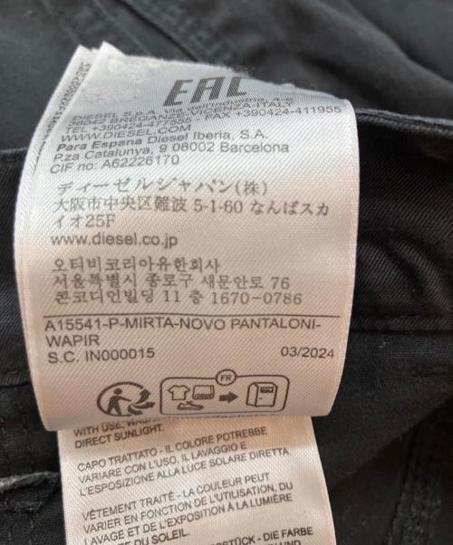 DIESEL（ディーゼル）DIESEL (ディーゼル) P-MIRTA-NOVO カーゴパンツ ブラック サイズ:38の古着・服飾アイテム