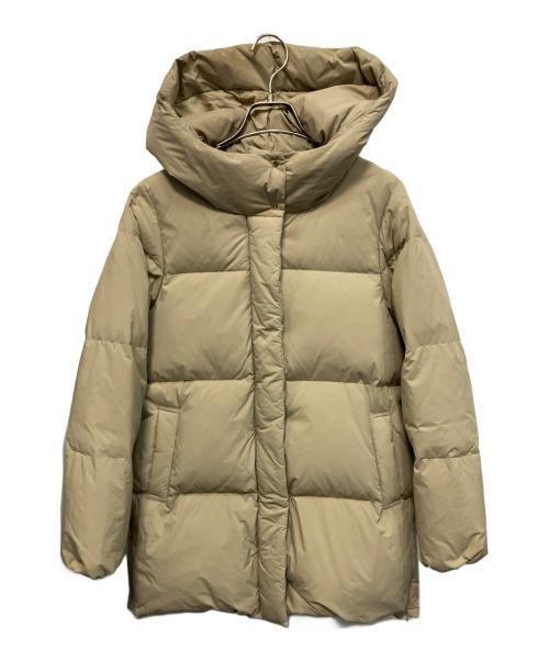 URBAN RESEARCH ROSSO（アーバンリサーチロッソ）URBAN RESEARCH ROSSO (アーバンリサーチロッソ) ミドルダウンジャケット ベージュ サイズ:38の古着・服飾アイテム