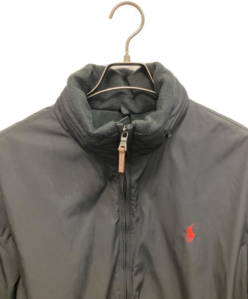 POLO RALPH LAUREN（ポロ・ラルフローレン）POLO RALPH LAUREN (ポロ・ラルフローレン) ロゴ刺繍 ナイロンジャケット ブラック サイズ:Lの古着・服飾アイテム