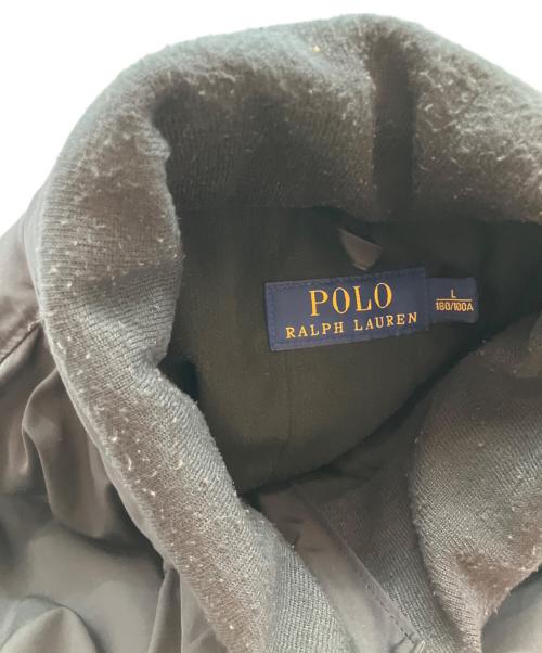 POLO RALPH LAUREN（ポロ・ラルフローレン）POLO RALPH LAUREN (ポロ・ラルフローレン) ロゴ刺繍 ナイロンジャケット ブラック サイズ:Lの古着・服飾アイテム