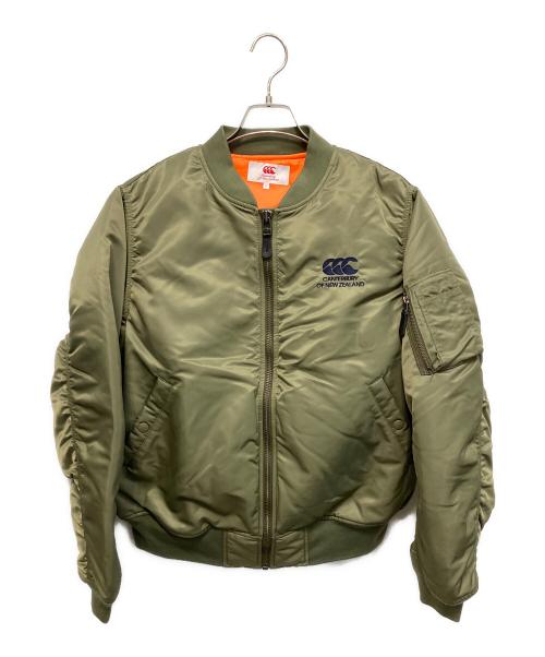 CANTERBURY OF NEWZEALAND（カンターベリーオブニュージーランド）CANTERBURY OF NEWZEALAND (カンターベリーオブニュージーランド) ディフェンダージャケット オリーブ サイズ:Lの古着・服飾アイテム