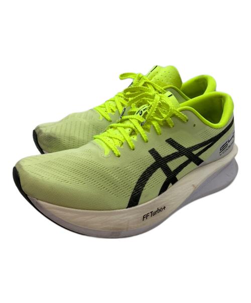asics（アシックス）asics (アシックス) ローカットスニーカー イエロー サイズ:26.5cmの古着・服飾アイテム